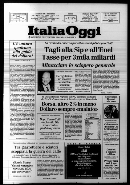 Italia oggi : quotidiano di economia finanza e politica